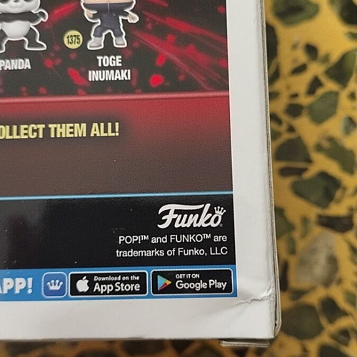 Funko Pop Animation Toge Inumaki 1375 Chase new with 2 dents