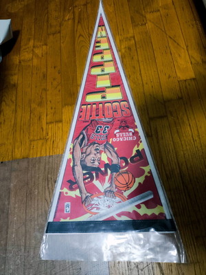 Chicago Bulls NBA pennant XXL Scottie Pippen like new