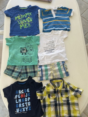 Baby Boy Summer Outfit Bundle 3–6 Months like new