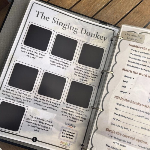 Funlish Magnetic Story Cards educational English game