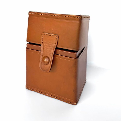 Tuscany Leather Duo leather box used, vintage edition by Aramis