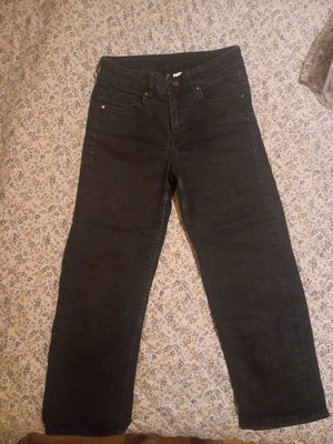 Black denim capri H&M size S 36 8