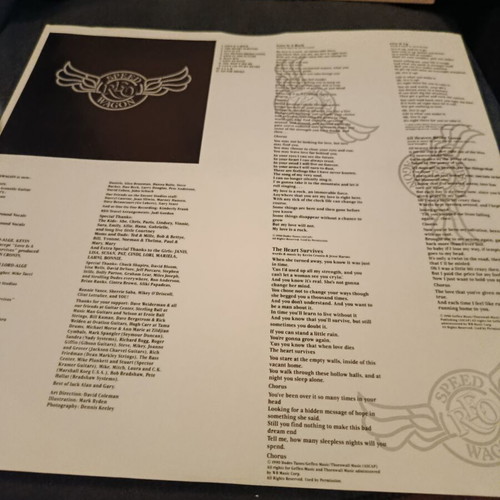 The Earth, a Small Man, His Dog and a Chicken vinyl LP used by REO Speedwagon