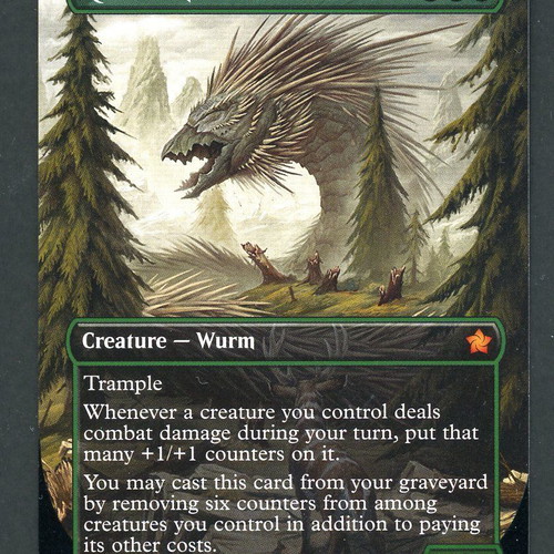 Quilled Greatwurm Magic The Gathering card