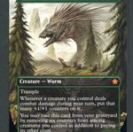 Quilled Greatwurm Magic The Gathering card
