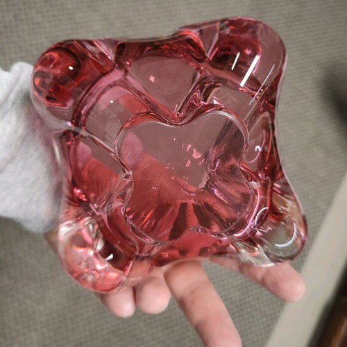 Vintage handmade Bohemian crystal decor like new