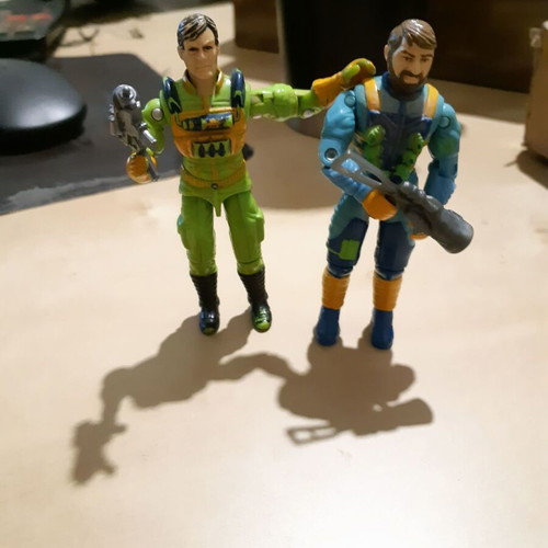 Gi Joe action figures used, pack from 1988-1992