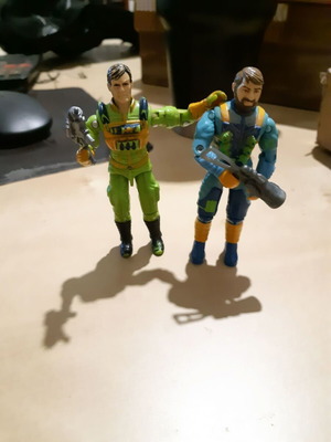 Gi Joe action figures used, pack from 1988-1992