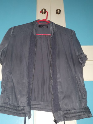 Zara jacket like new, dark gray, size L