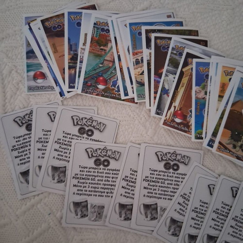 Pokemon Go stickers pack of 60, like new