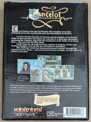 Lancelot (Level 9) for BBC Micro disk like new