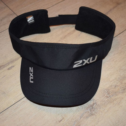 2XU Run Visor unisex one size black like new