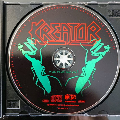 Kreator Renewal CD like new, metal