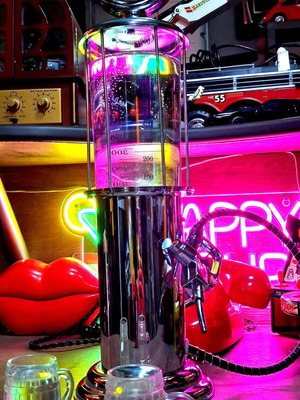 Retro drink pump.