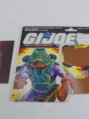 Vintage 1988 GI Joe Toxo-Viper Cobra Trooper cardback art used