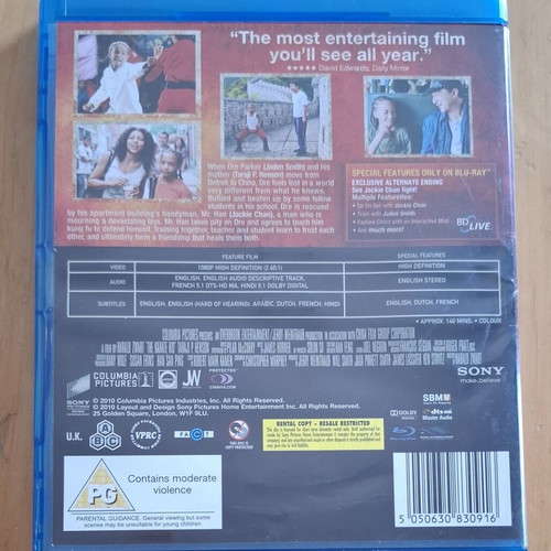 The Karate Kid Blu-ray like new, action, subtitles