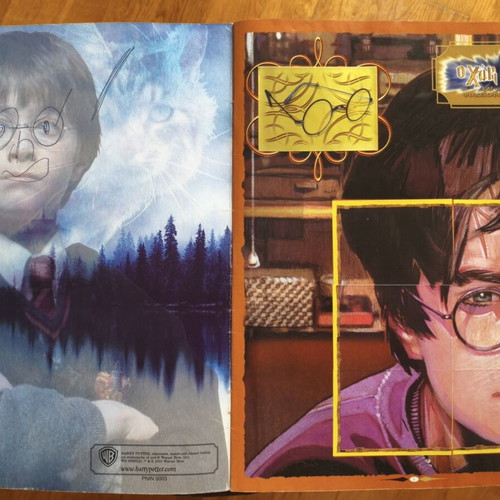 Harry Potter and the Philosopher's Stone Panini Sticker Album used, complete