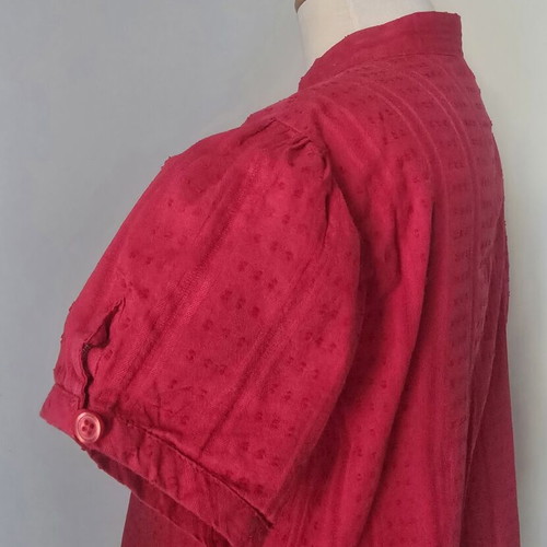 Women's shirt used, red, 100% cotton, size XL