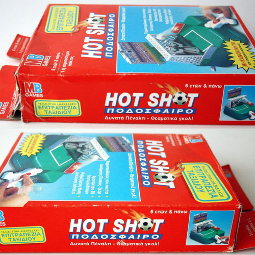 Vintage 1995 Hot Shot portable football game MB new, sealed
