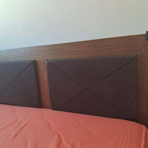 Double bed 1.66 x 2.17 m with 2 x 1.5 m mattress