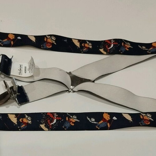 Winnie children's suspenders blue like new