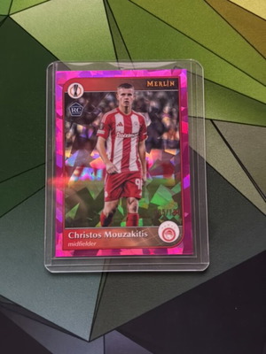 Mouzakitis Merlin Pink Atomic Refractor card like new