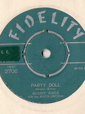 Party Doll Buddy Knox συλλεκτικός δίσκος ελληνικής εγγραφής Fidelity
