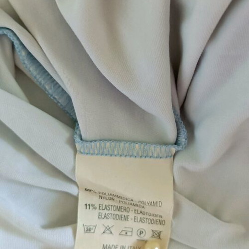 Versace top used, soft light blue
