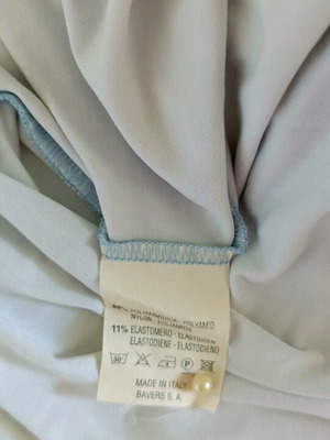 Versace top used, soft light blue