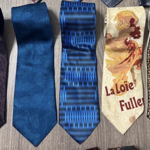 Vintage silk ties, set of 17