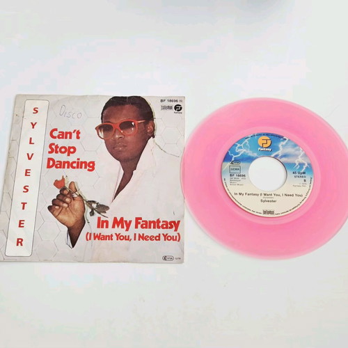 Sylvester Can't Stop Dancing 7" vinyl near mint, pink German edition