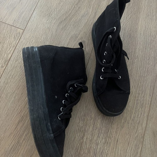 H&M Canvas Ankle Shoes like new, black, size 39
