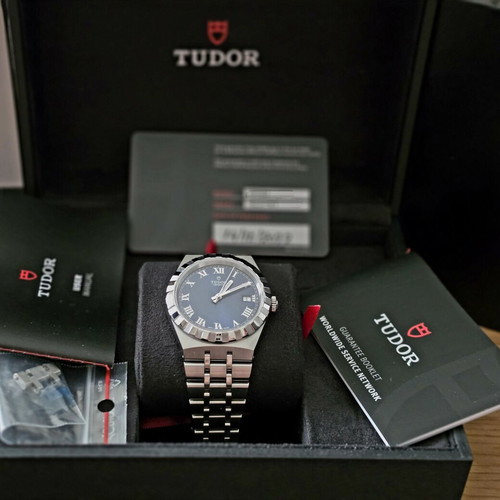 Tudor Royal 38mm Blue Dial 2022 Full Set New