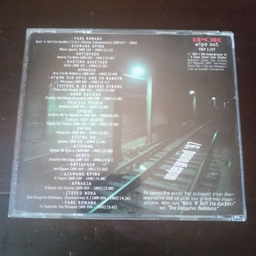 Underground 97 Rock CD like new