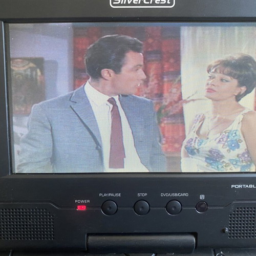 Portable DVD Player Silver Crest used, battery not holding charge