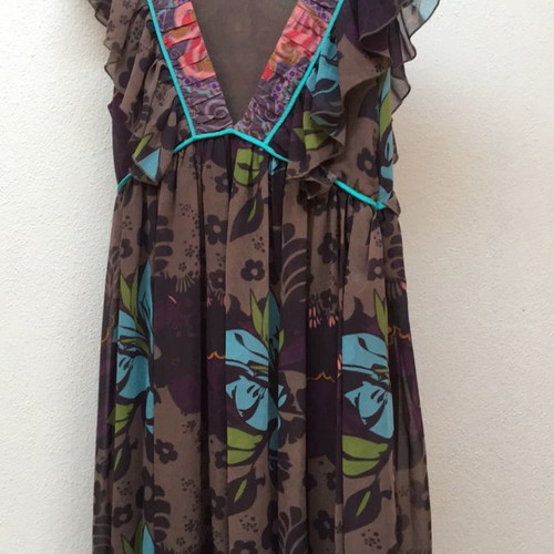 St Martins floral dress used, size S, multicolor