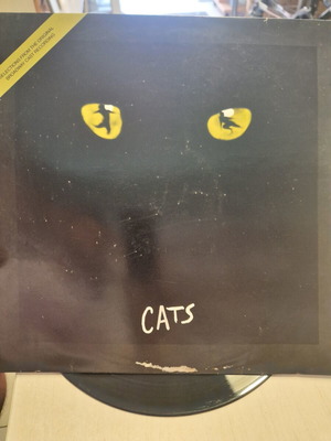 Cats δίσκος βινυλίου LP μεταχειρισμένος, αυθεντική ηχογράφηση Broadway 1983