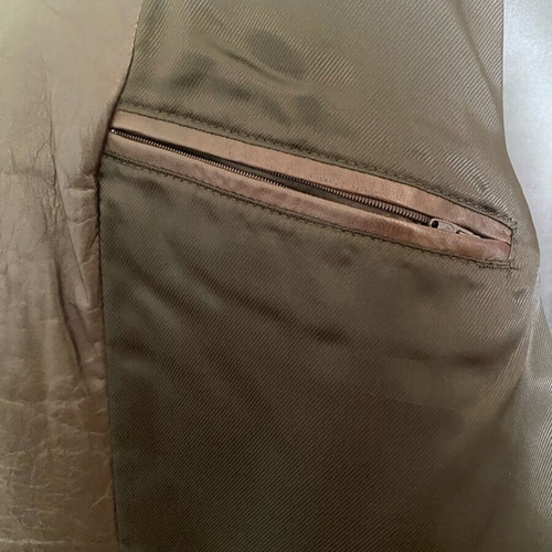 Leather jacket dark brown like new