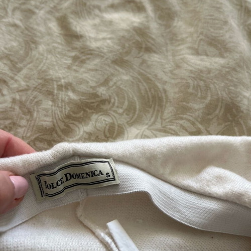 Dolce Domenica set like new, long blouse and straight-leg pants