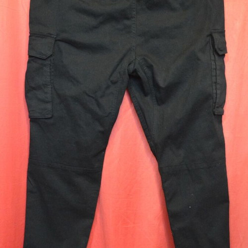 H&M men's pants black size L new Regular Fit Cargo