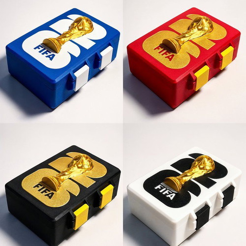 FIFA World Cup 2026 sticker storage box with clips