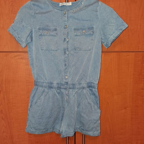 Orchestra girls' shorts jumpsuit like new, blue, age 10