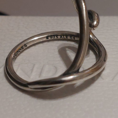 Pandora heart ring new, irregular shape, silver