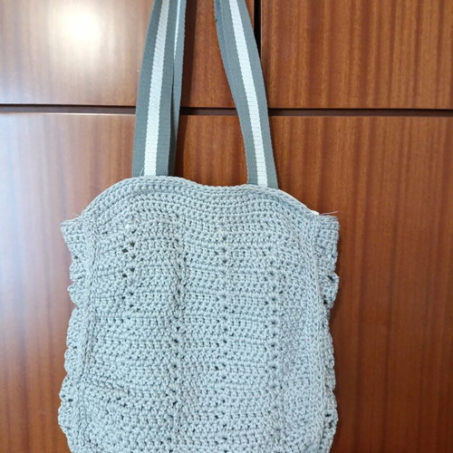 A-Cold-Wall handmade knitted shoulder bag like new, gray