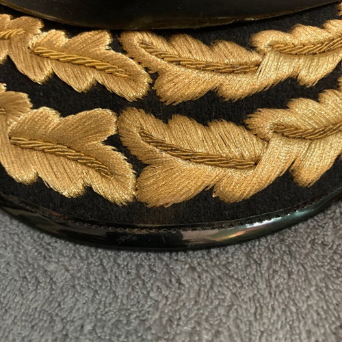 Greek Navy officer's peaked cap, 1960s
