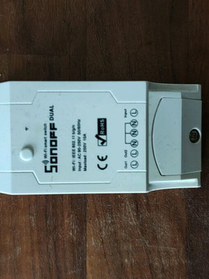 Sonoff smart switch dual used