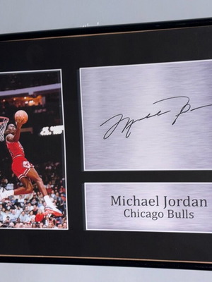 Αφίσα Replica Memorabilia Michael Jordan καινούργια με κορνίζα
