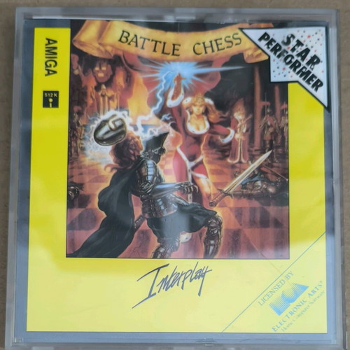 Battle Chess Interplay Amiga like new, complete in plastic case