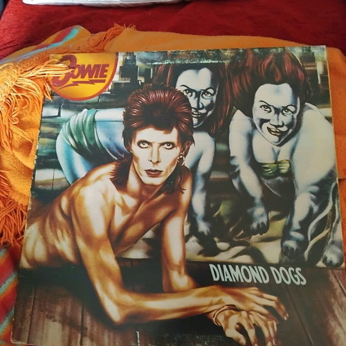 Bowie vinyl used, rare collectible 70s record