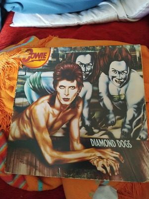 Bowie vinyl used, rare collectible 70s record